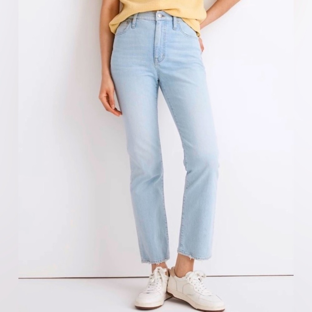 NWOT Madewell Slim Demi-Boot Jeans in Bellmeade Wash, size 25